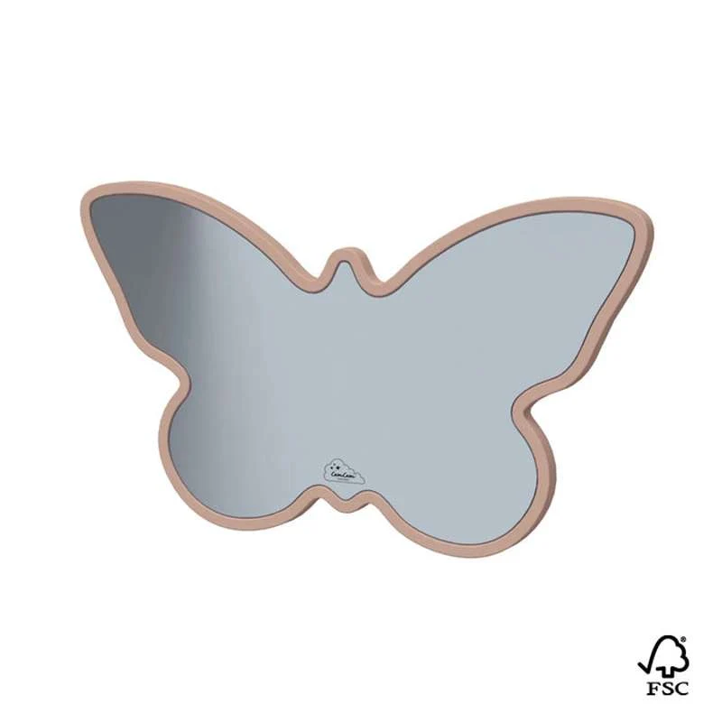 Cam Cam Copenhagen Children's mirror - Butterfly - FSC 100% - Dusty Rose from Organic Cotton