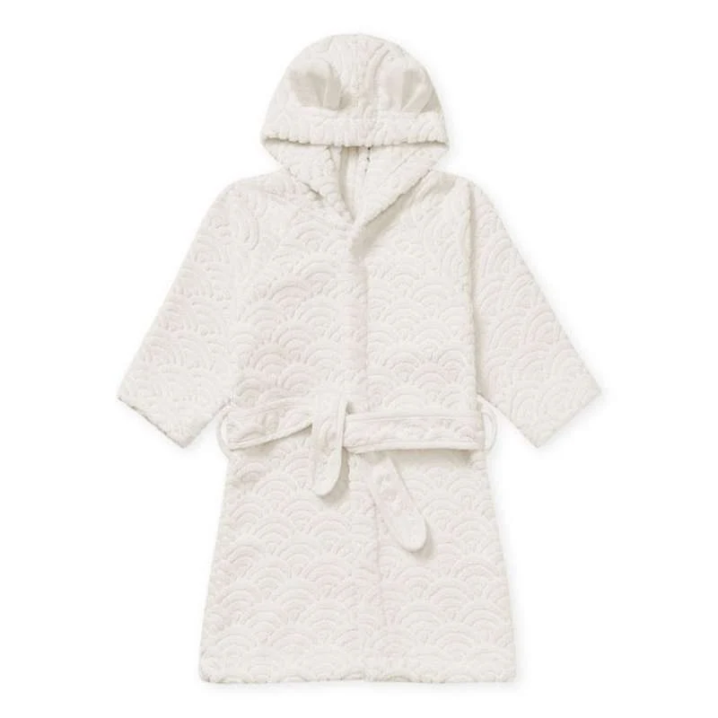 Cam Cam Copenhagen Bathrobe hood and ears - 1-2 years - GOTS - Off White