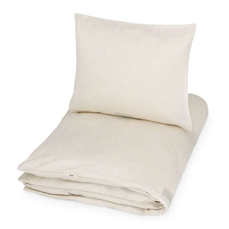 Cam Cam Copenhagen Bedding - Junior - GOTS - Classic Stripes Camel Toddlers