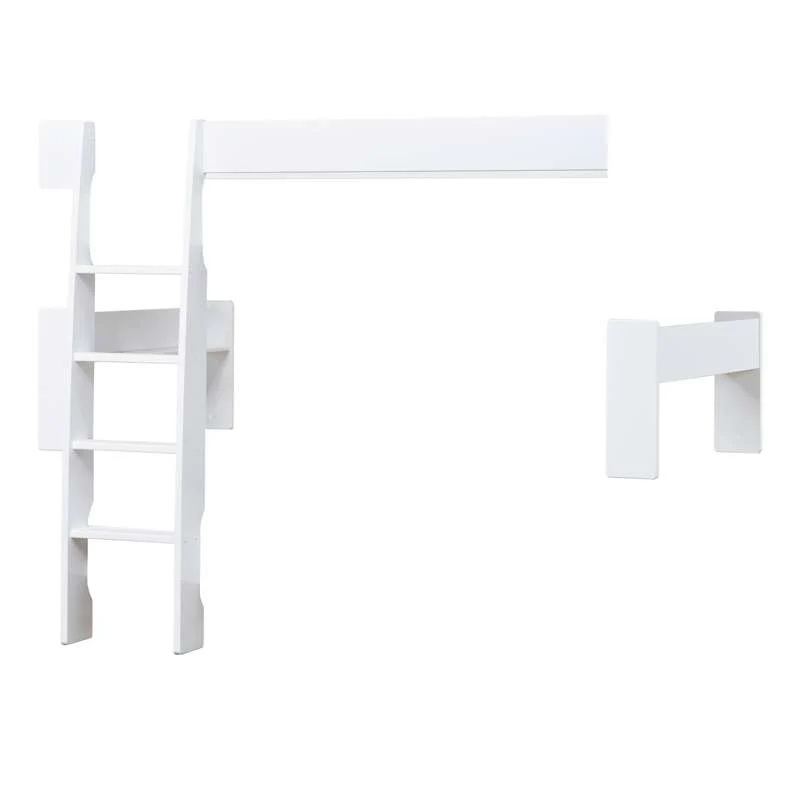 Hoppekids 100% - Køjeseng Modul - 90x200 cm - Hvid