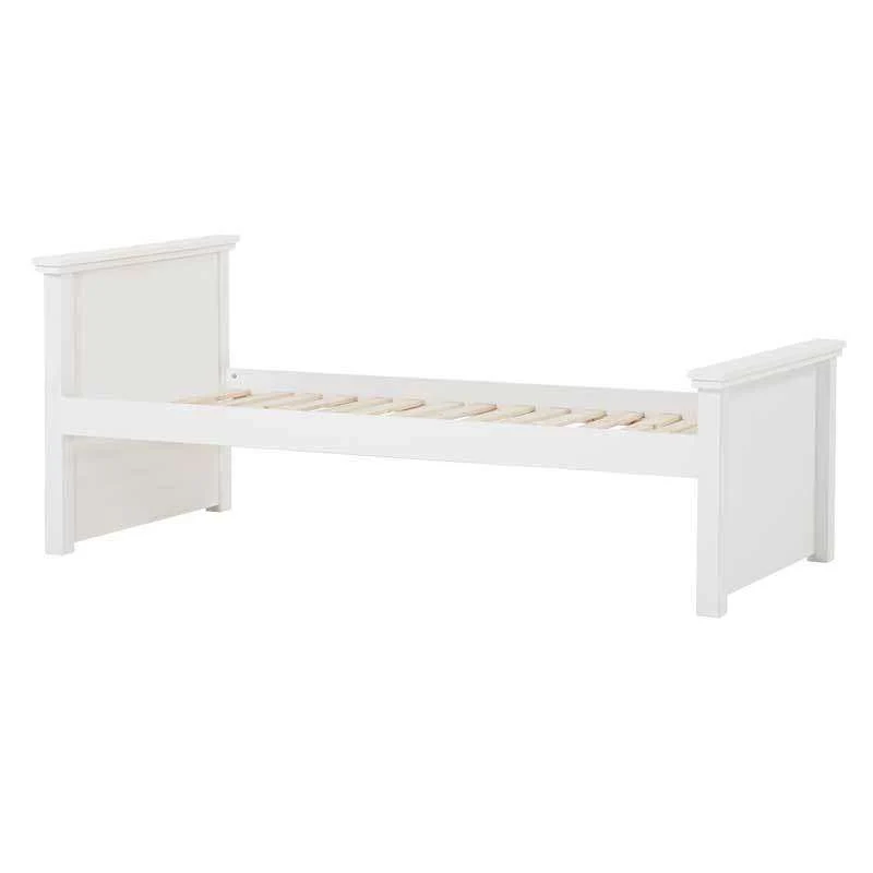 Hoppekids MAJA ПРЕМИУМ - Juniorseng - 1 Høj og 1 Mellem Gavl - 90x200cm - Hvid