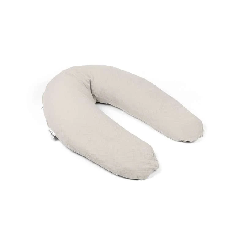 Двойно легло Doomoo Amnings-/Graviditetskudde - Muslin - Beige