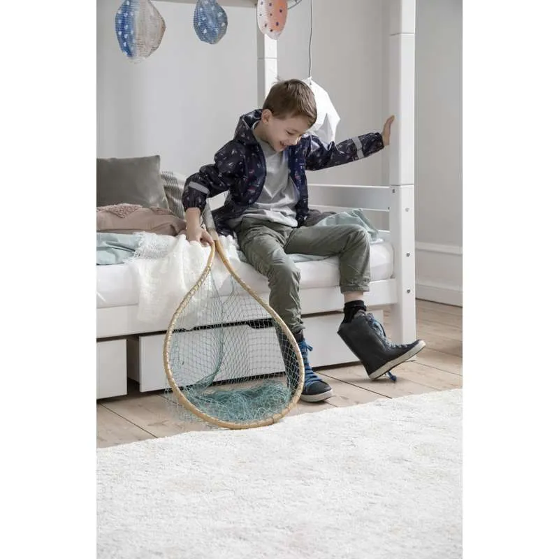 Hoppekids ECO Разкошен - Mellemklodser til Høj Etageseng - Hvid