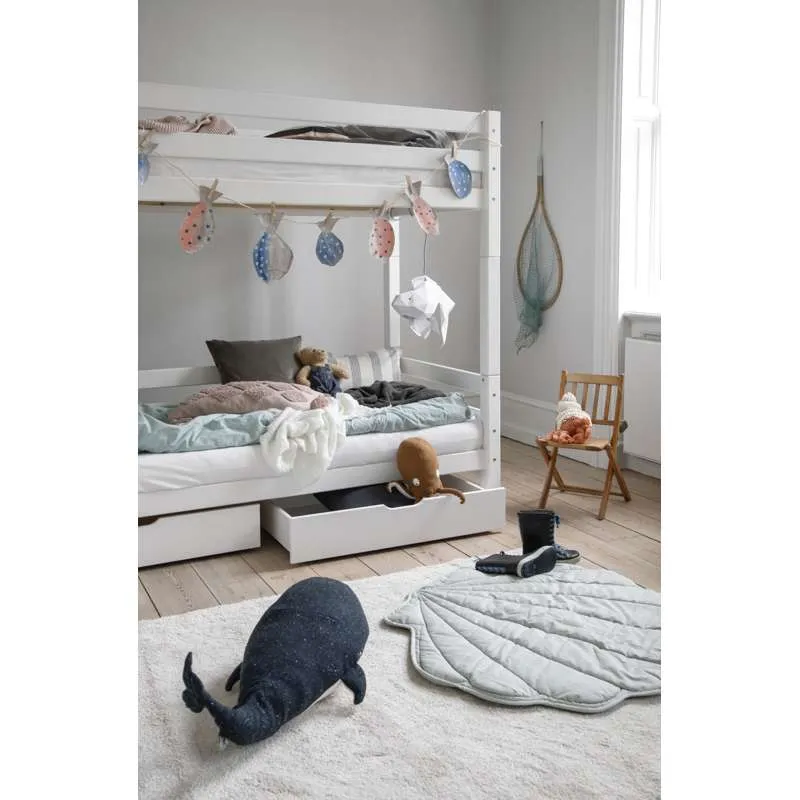 Hoppekids ECO Разкошен - Mellemklodser til Høj Etageseng - Hvid
