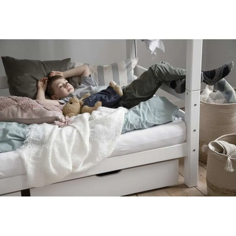 Hoppekids ECO Разкошен - Mellemklodser til Høj Etageseng - Hvid