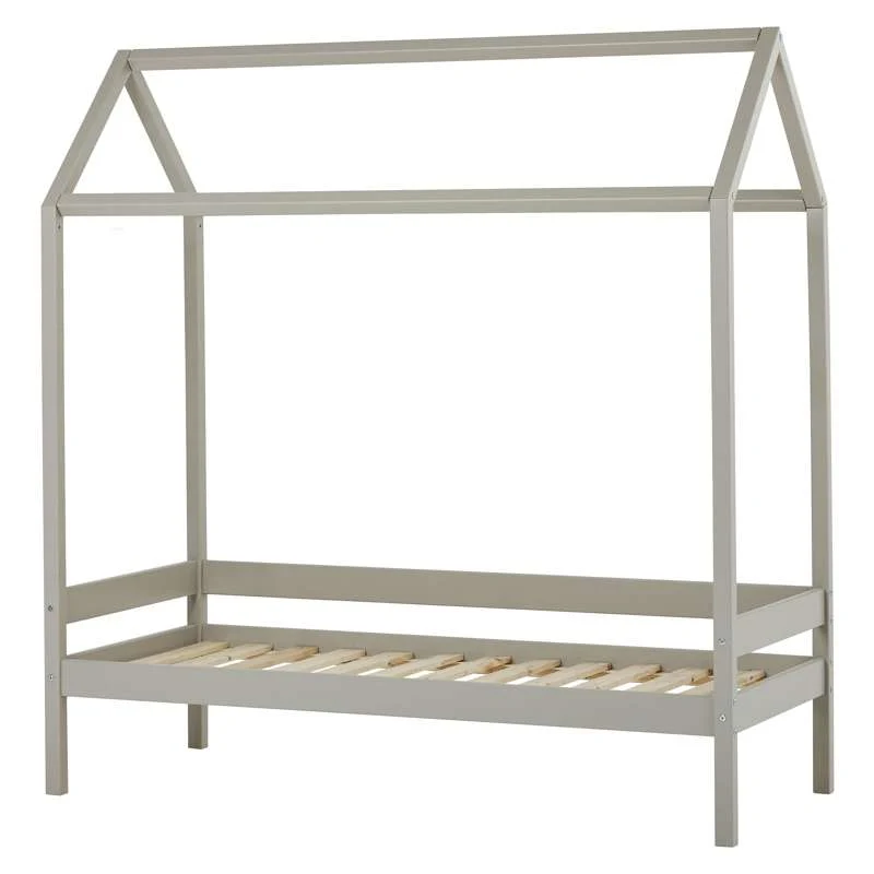 Hoppekids ECO Comfort - House bed - 70x160 cm. - Dove Grey