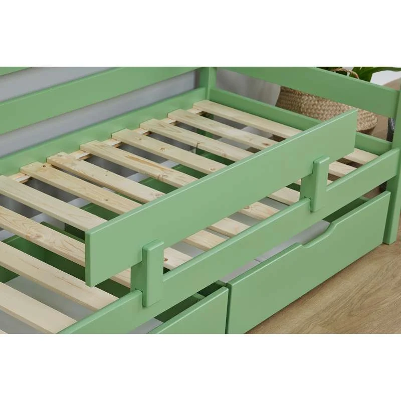 Hoppekids ECO Comfort - Junior bed - 70x160 cm. - Pale Green