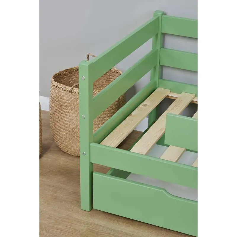 Hoppekids ECO Comfort - Junior bed - 70x160 cm. - Pale Green