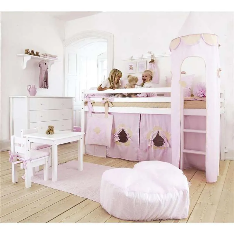 Заоблен за безопасност Hoppekids MADS children's table - White
