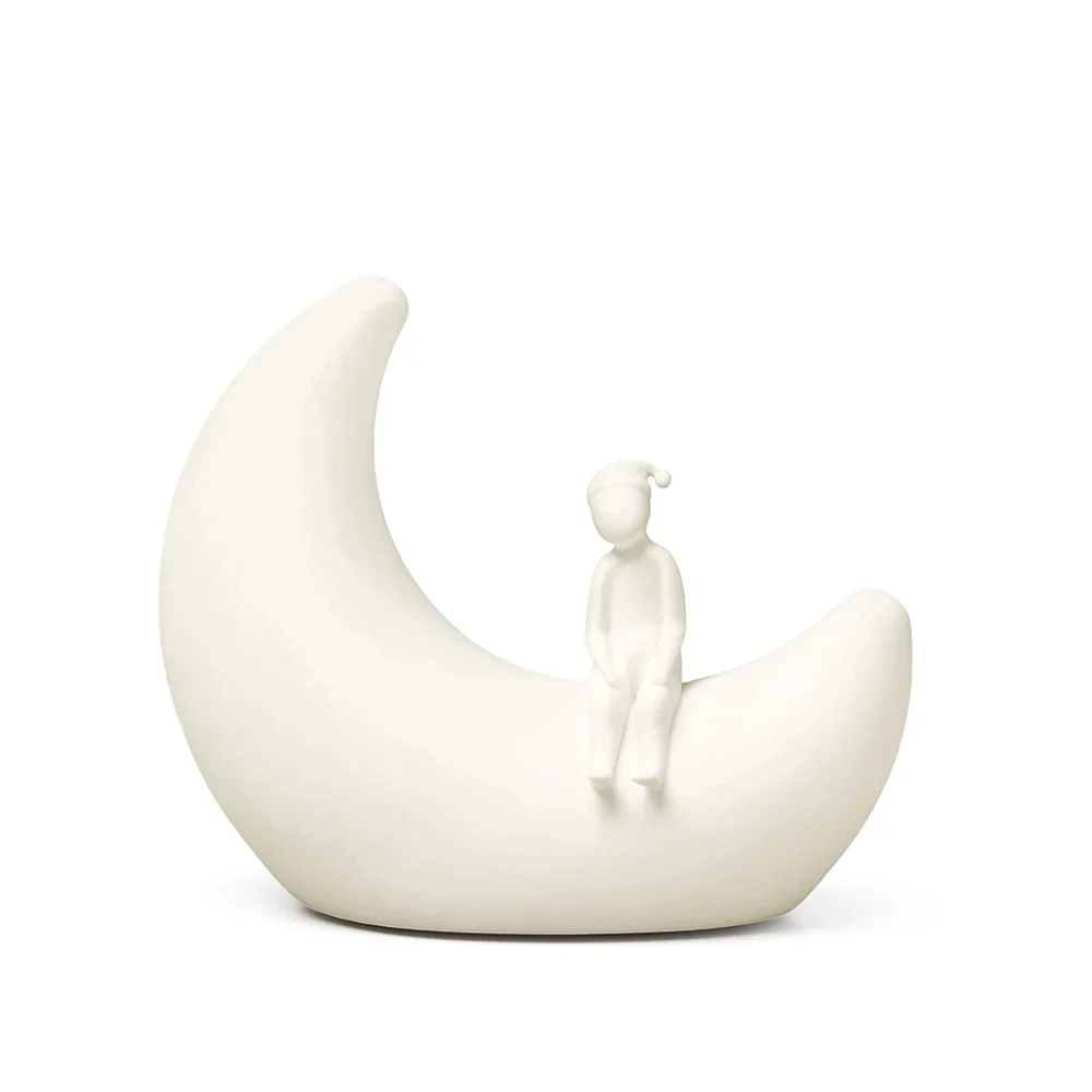Cam Cam Copenhagen Детска нощна лампа Moon Off White