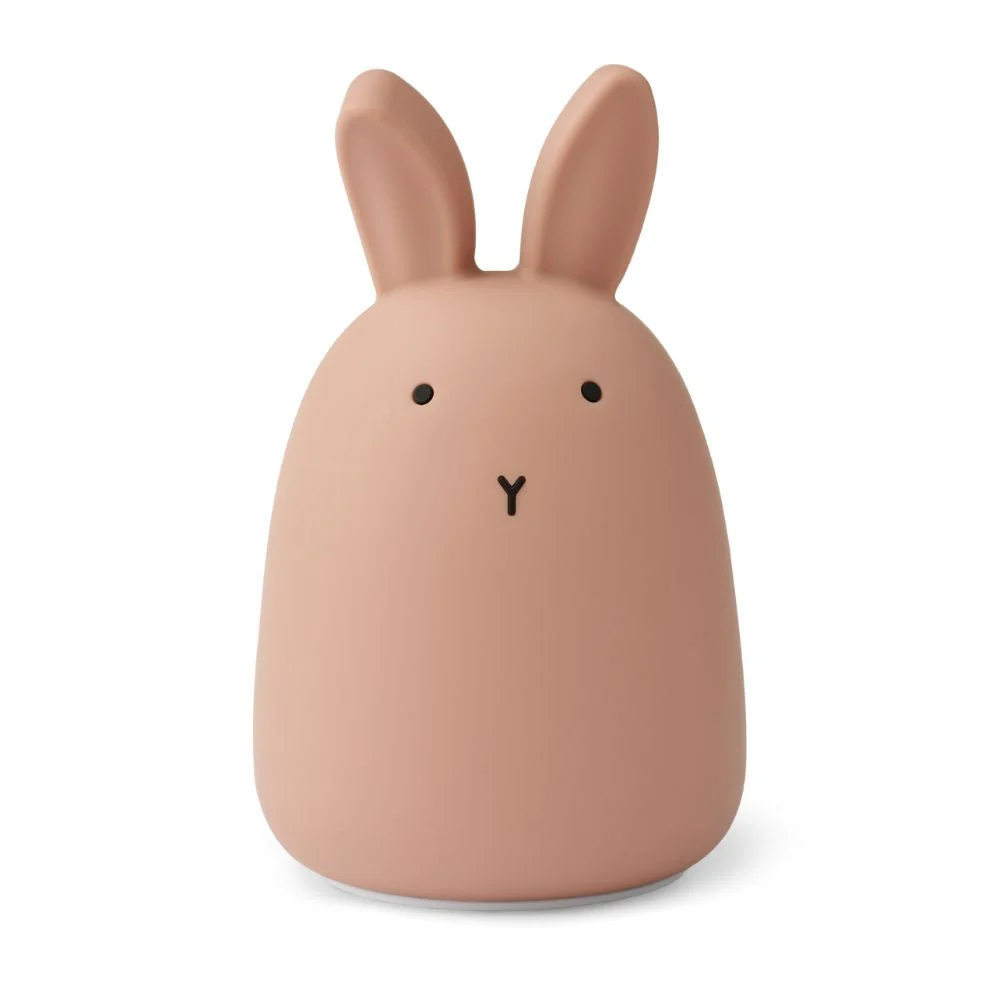 Liewood Winston Rabbit Тъмнорозова детска нощна лампа