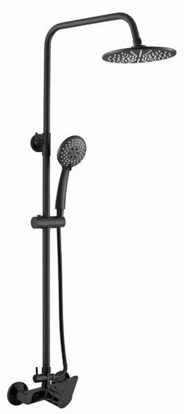 Душ колона Dub Round Matt Black