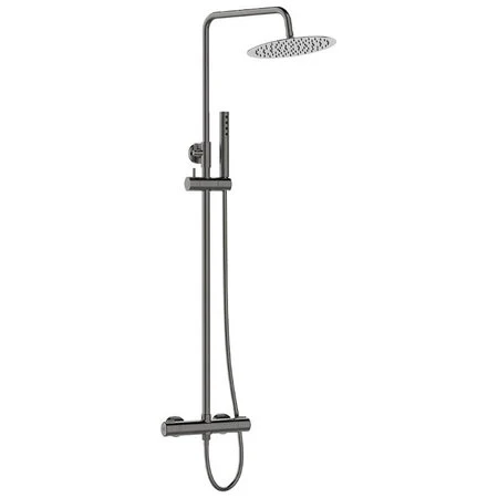 Термостатична душ колона Pretto Thermostatic Graphite - Laveo