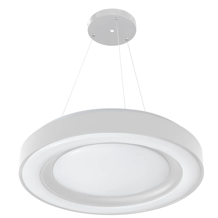 LED димираща ССТ плафониера с дистанционно управление бял, max.72W, 3000K-6000К, 220-240V AC, кръг, IP20