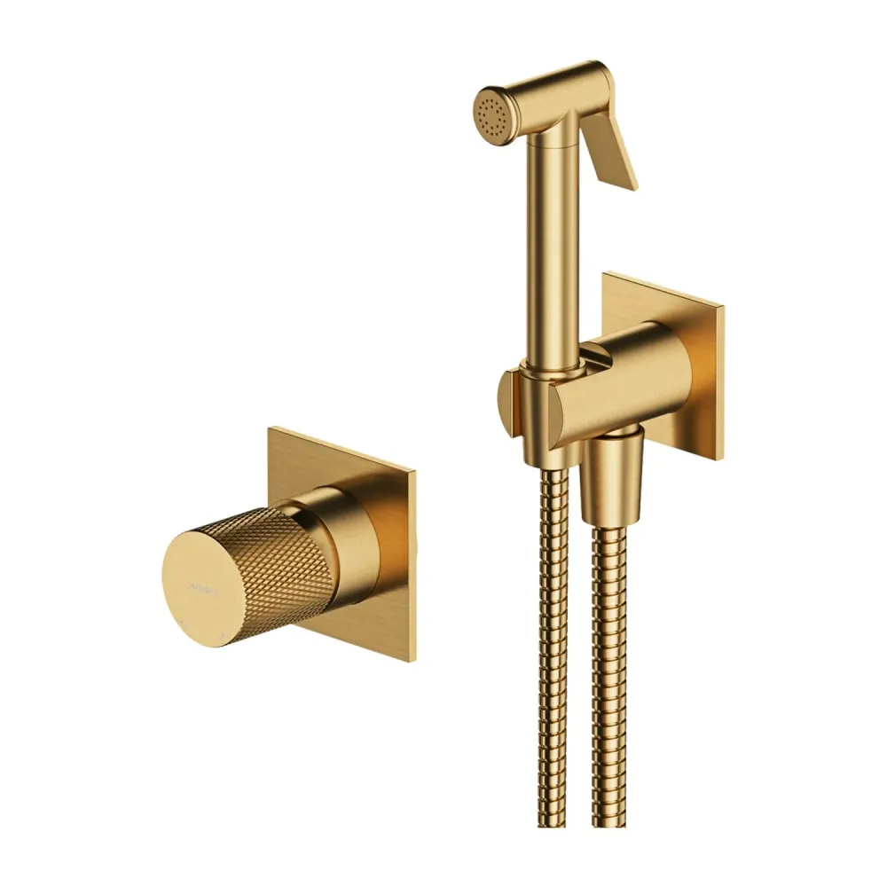 Хигиенен комплект Omnires Contour Brushed Gold