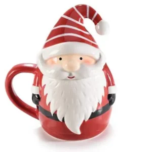 Чаша MUG "Дядо Коледа" капаче, Art From Italy, керамика, 400 мл