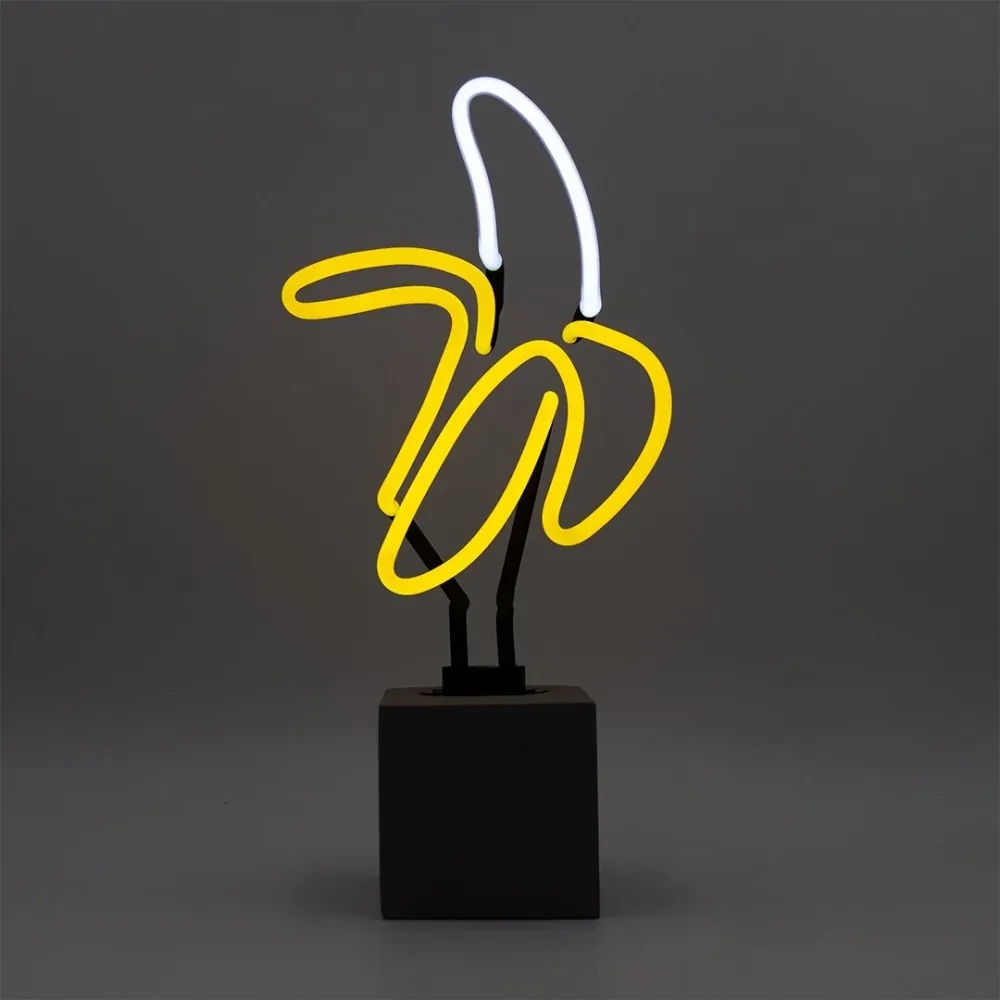 Replacement Glass (GLASS ONLY) - Neon 'Banana' Sign