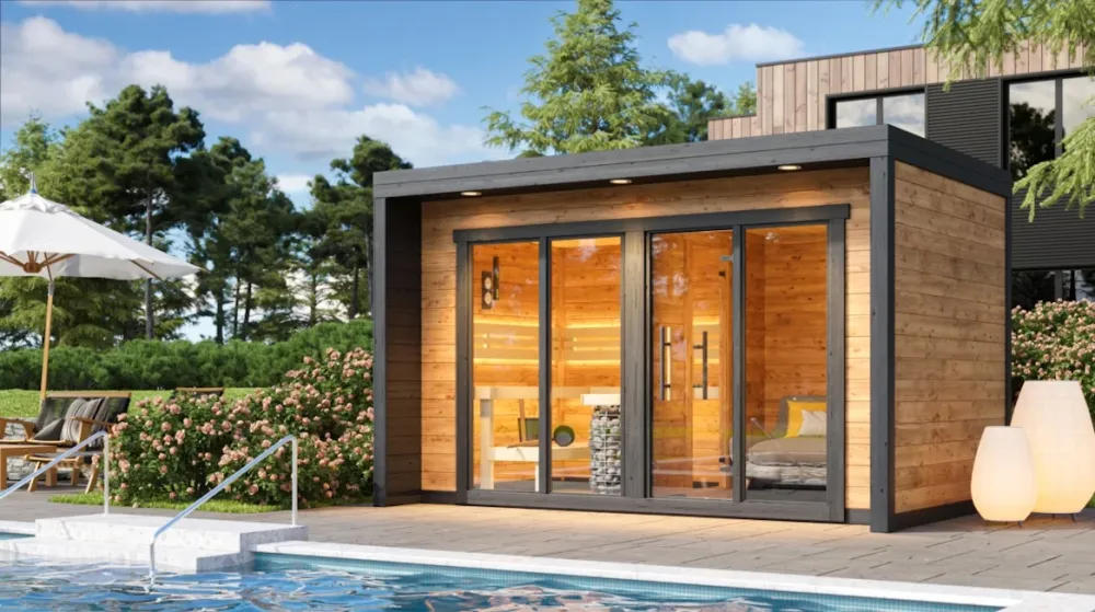 Пръскане Leil® Patio L - āra pirts 5 personām Bronze