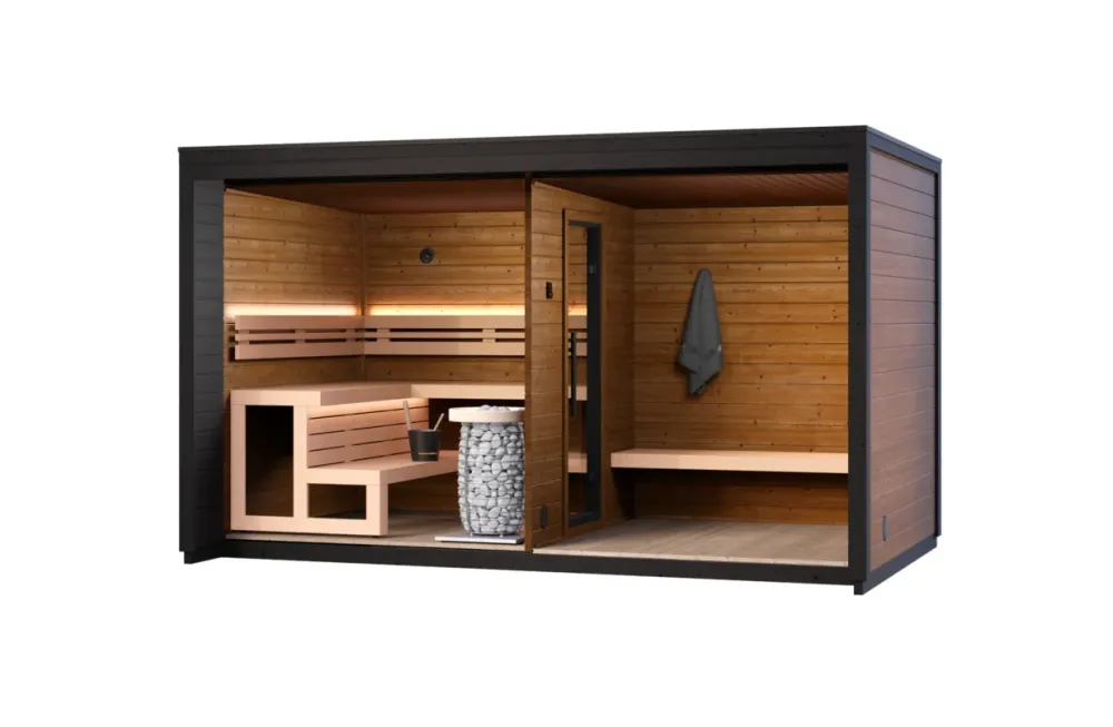 Leil® Patio L - āra pirts 5 personām Stainless Steel Bronze