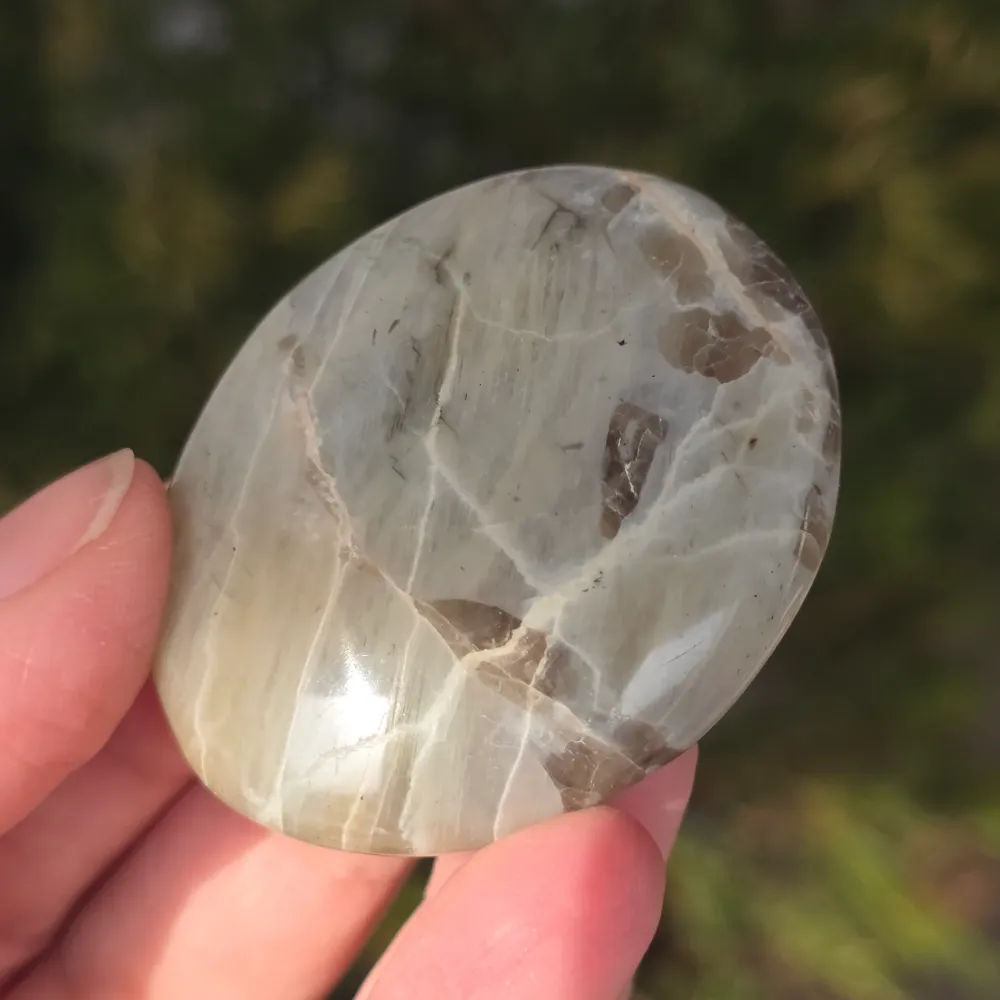 Palmstone лунен камък с гарниерит m7