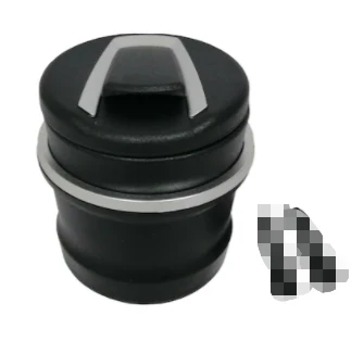 Пепелник Flexzon, Черен / Хром, 90mm X 95mm, Специален дизайн за БМВ BMW 1 3 4 5 7 Series X1 X3 X5 X6, Подходящ за универс...