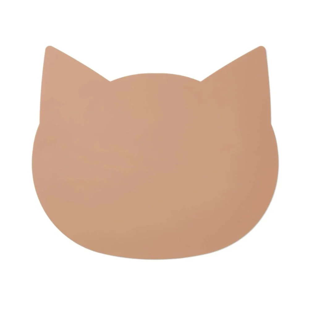 Liewood Cat тъмнорозова подложка за маса