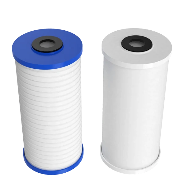 Waterdrop WF10PG 5 микрона 4.5" х 10" Филтър за утайки и филтър с активен въглен, резервен патрон за система за филтриране...