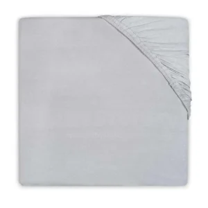 Jollein Чаршаф с еластично трико 60x120cm - Soft Grey