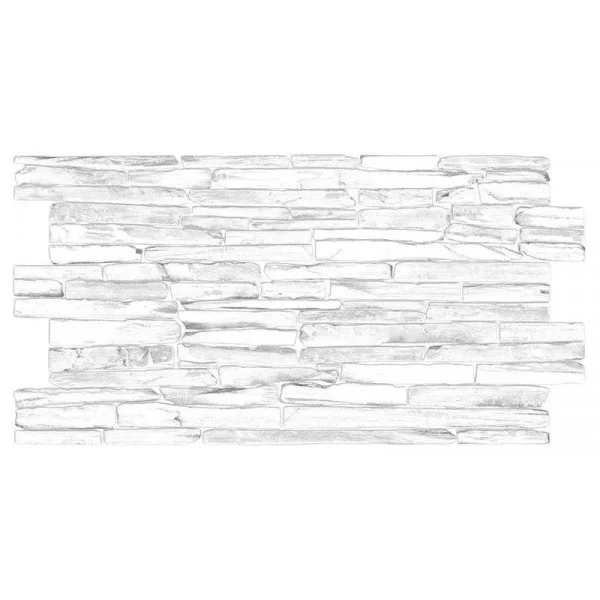 PVC панел за стена 50х98см сив квартацит Limex