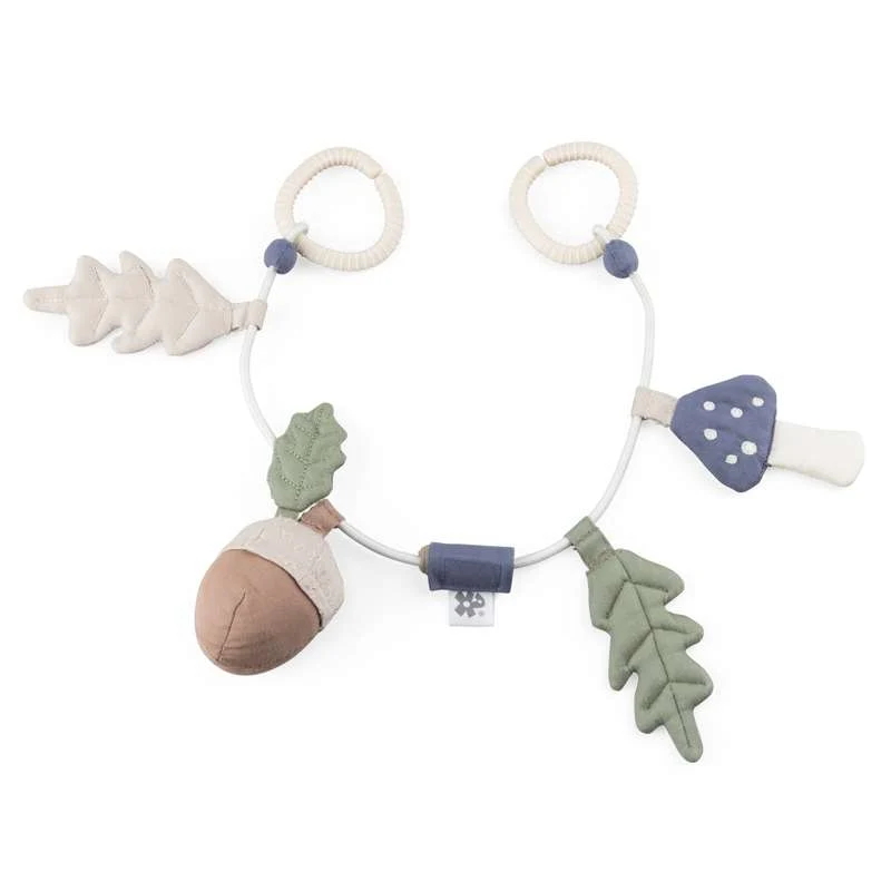 Дизайн на връзки Sebra Pram Chain - Leaf/Mushroom/Acorn - Organic Cotton