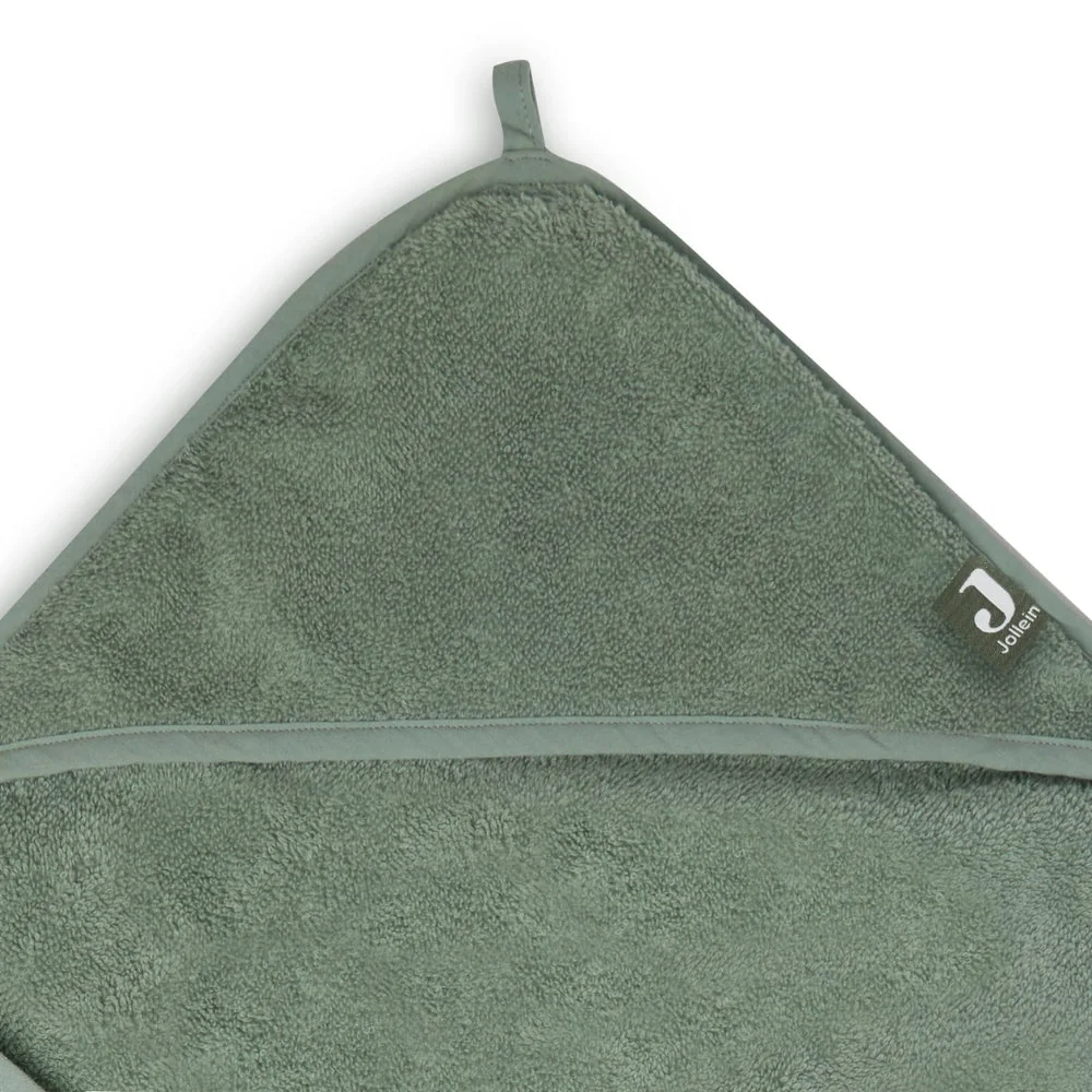 Jollein бебешка кърпа за баня Ash Green 75x75cm