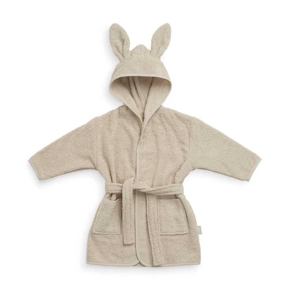 Jollein Бебешки халат Nougat Beige 1-2 години