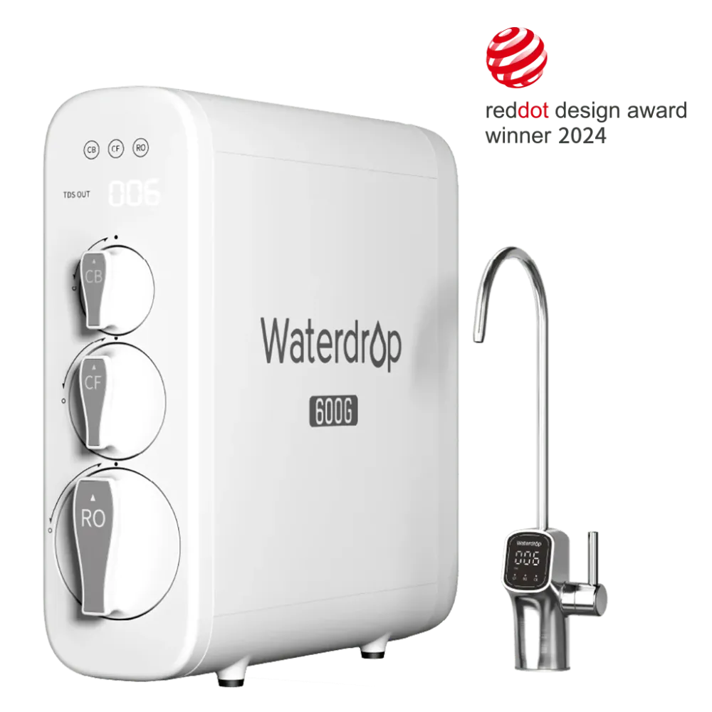 600 GPD Fast Flow Reverse Osmosis System - Waterdrop G3P600