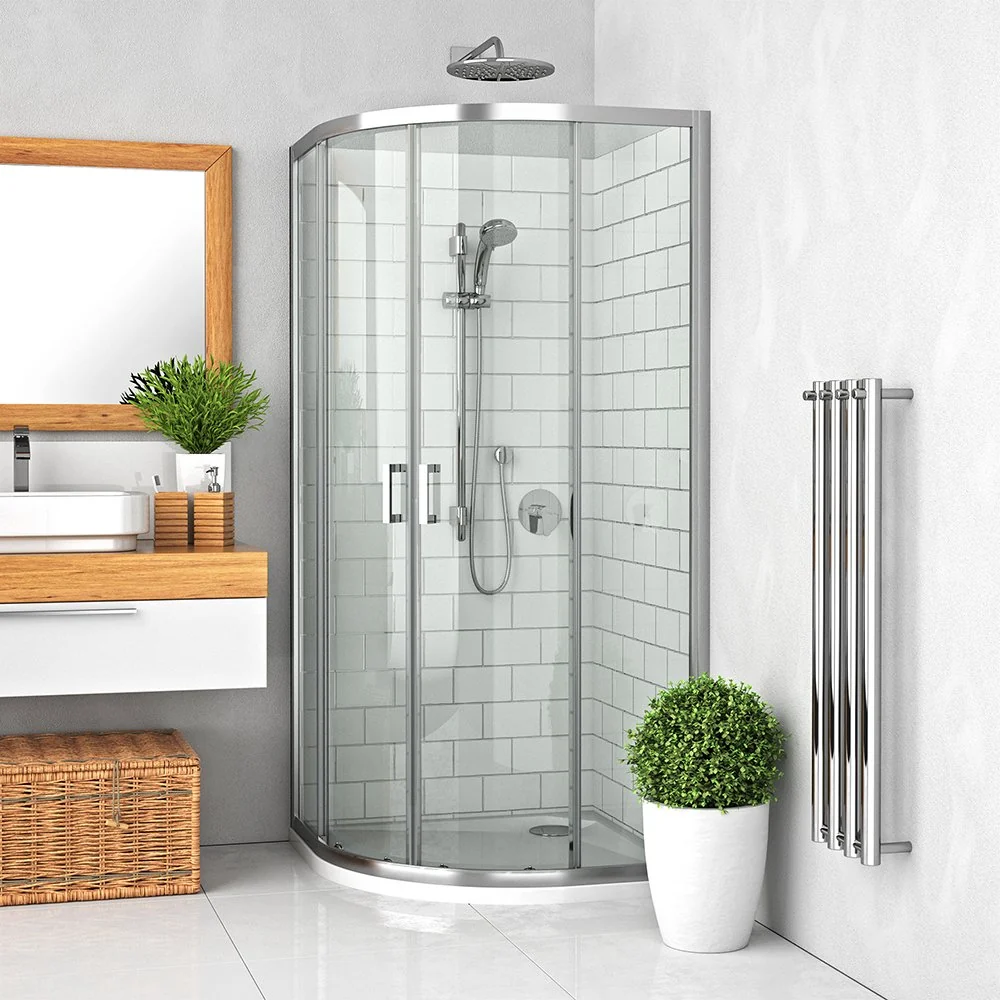 Овална душ кабина с плъзгане Lega Line 80x80 см.