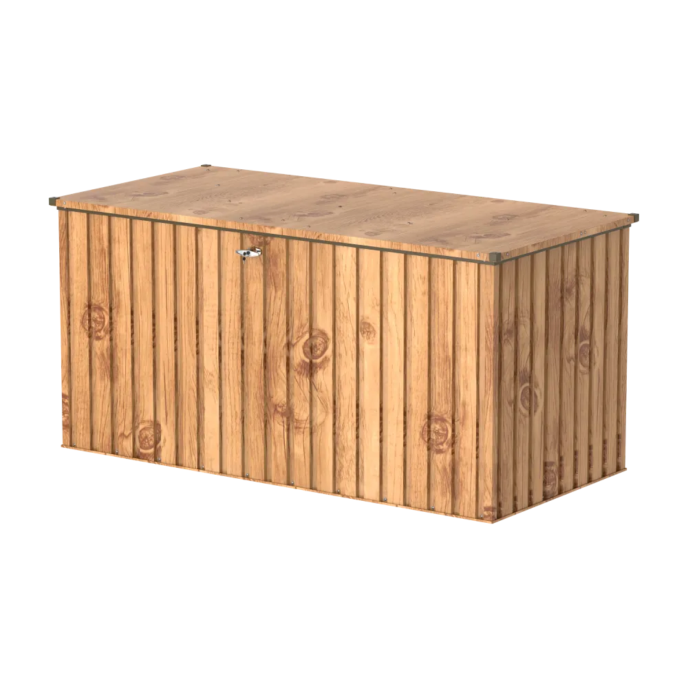 Duramax DH 1.9 Метална кутия за възглавници (1450 L) - Woodgrain