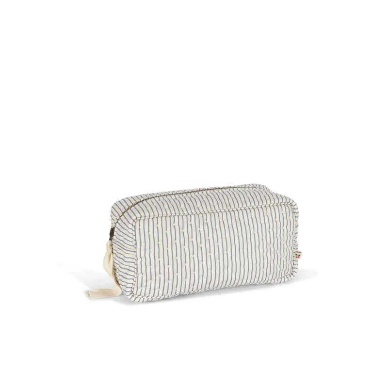 Хотелски лукс Konges Sløjd Toilettaske - Quilted - Lille - Stripe Bluie
