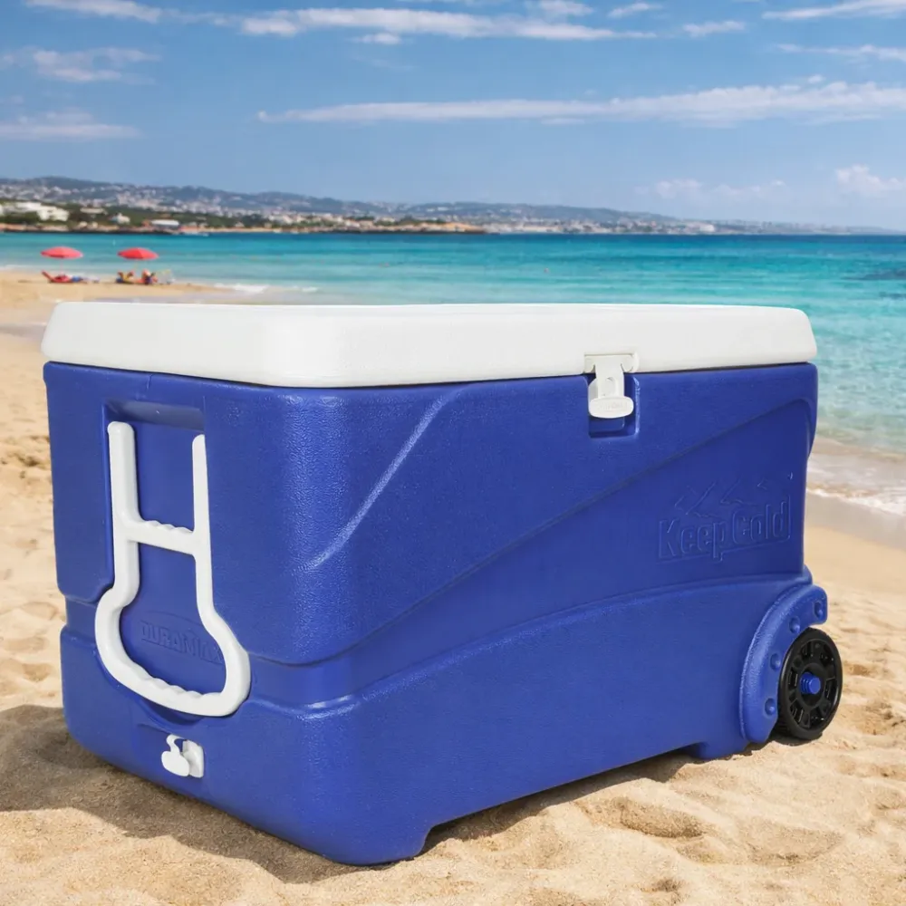 Duramax Deluxe Trolley Icebox 102 с PU изолация, син