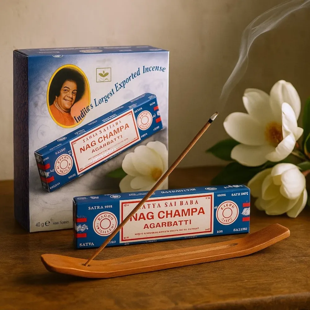 Наг Чампа пръчици за ароматизиране 100g Satya Sai Baba