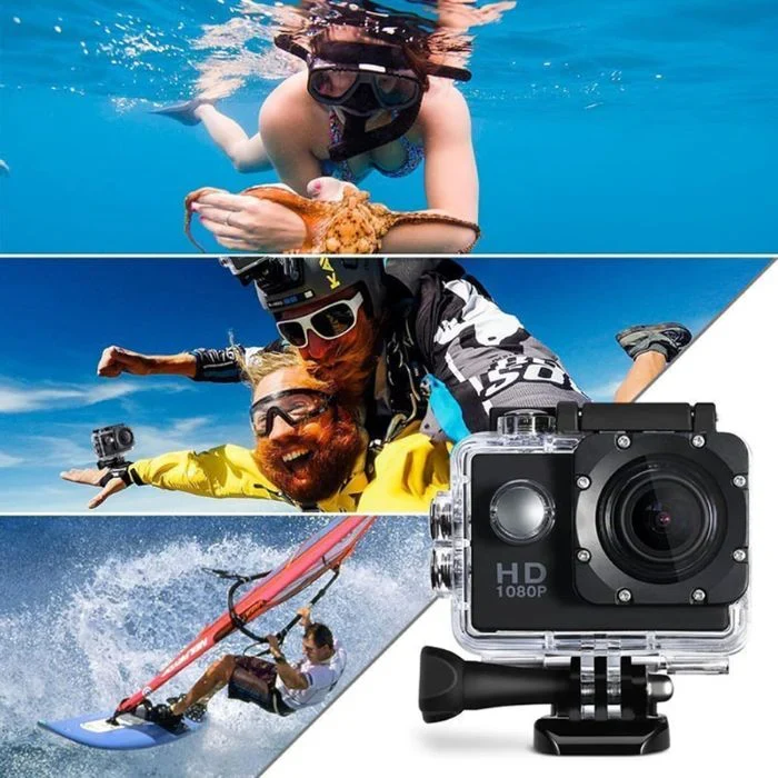 Водоустойчива спортна видеокамера HD 1080P 4K