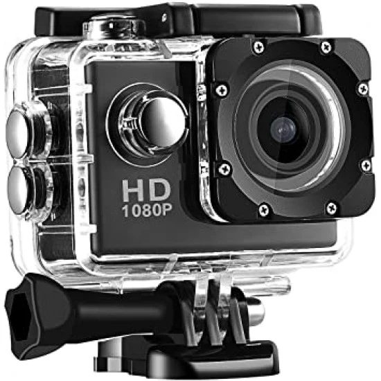 ЕКШЪН КАМЕРА HD 1080P С ШИРОКОЪГЪЛЕН ОБЕКТИВ