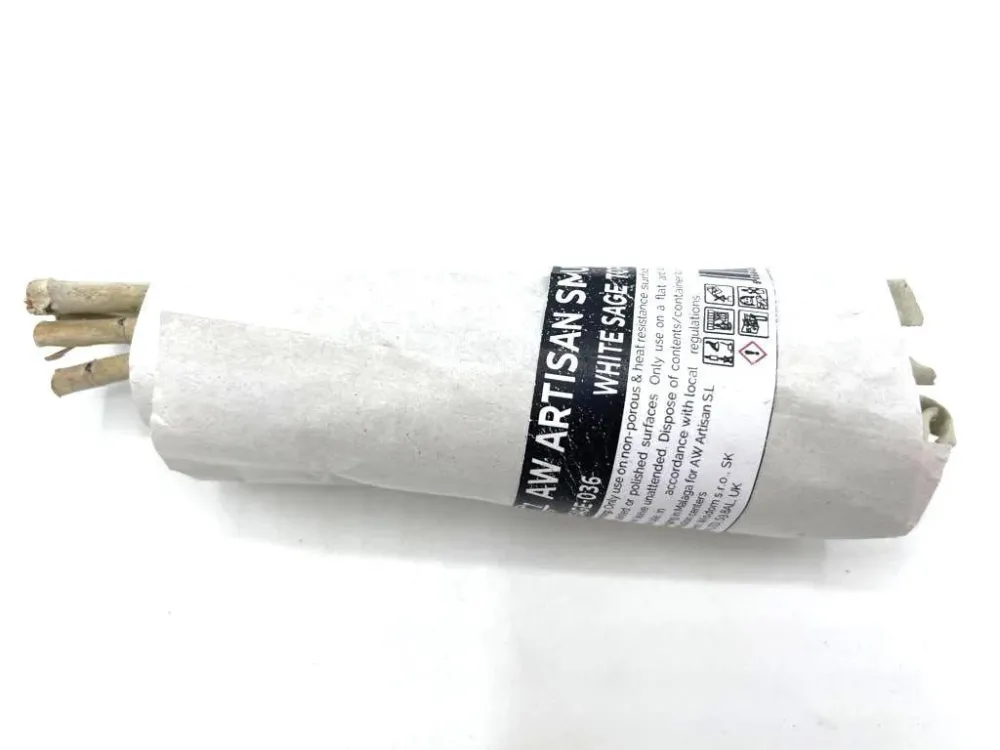 Бял градински чай пръчка за опушване факла 10cm