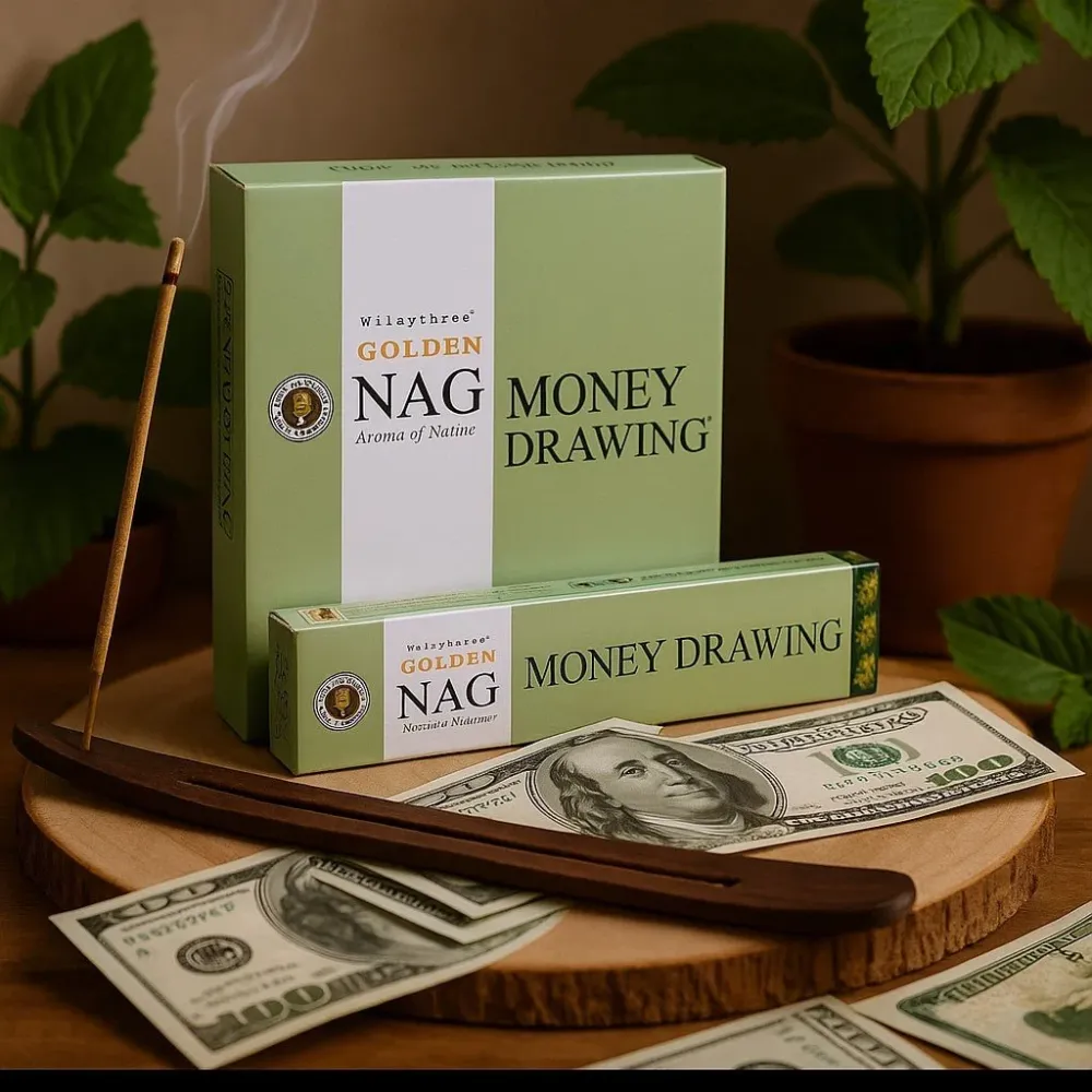 Палки за благовоние за привличане на пари 15g Golden Nag