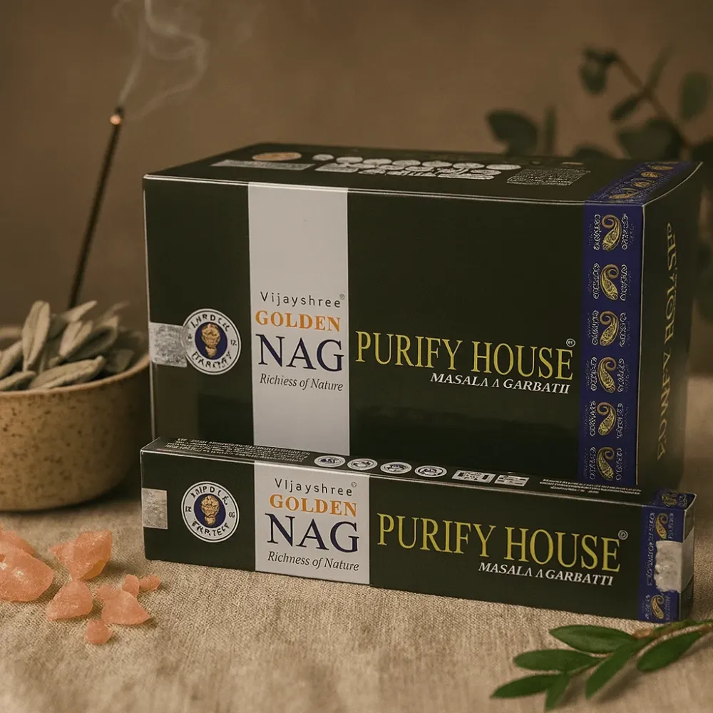 Благовония пръчки пречистват дома 15g Golden Nag