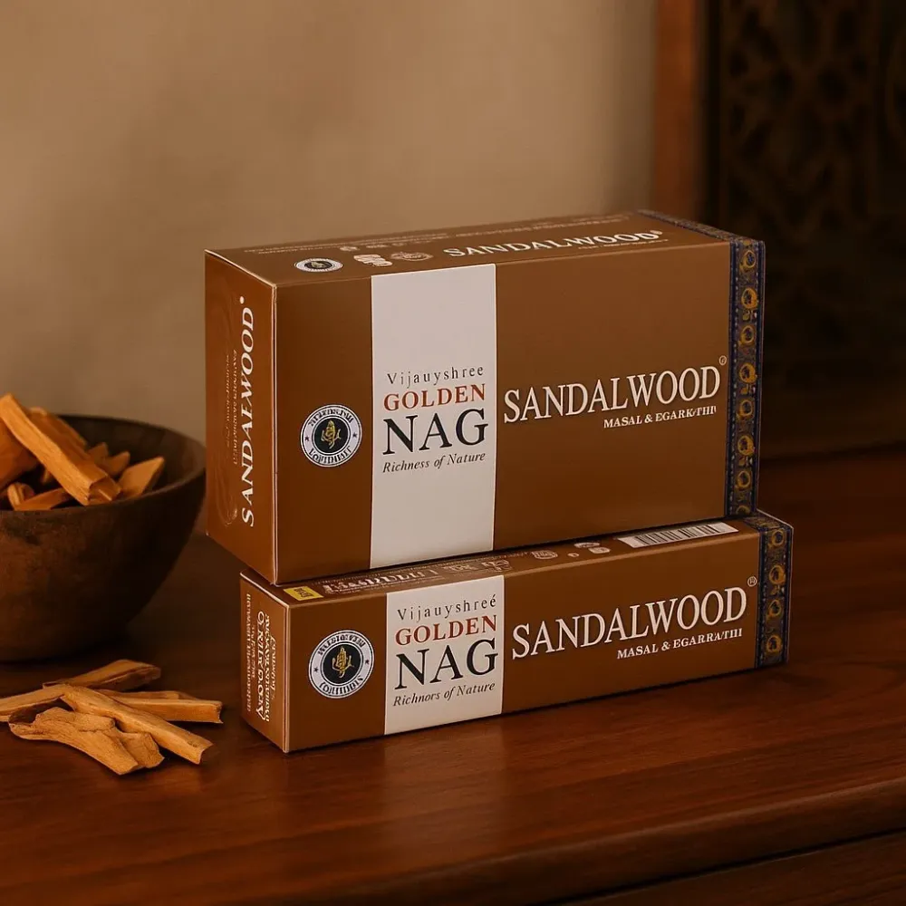 Сандалово дърво тамян 15g Vijayshree Golden Nag