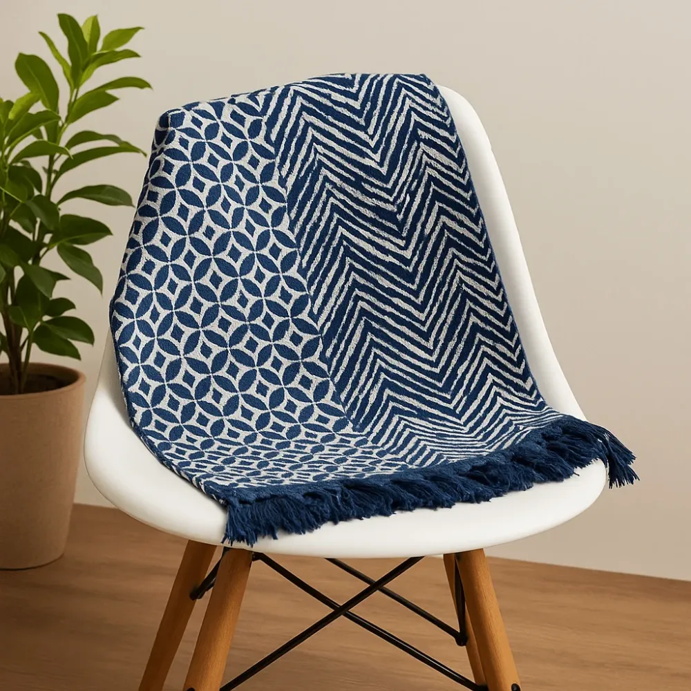 Индиго одеяло 170x120см Namoona Waves