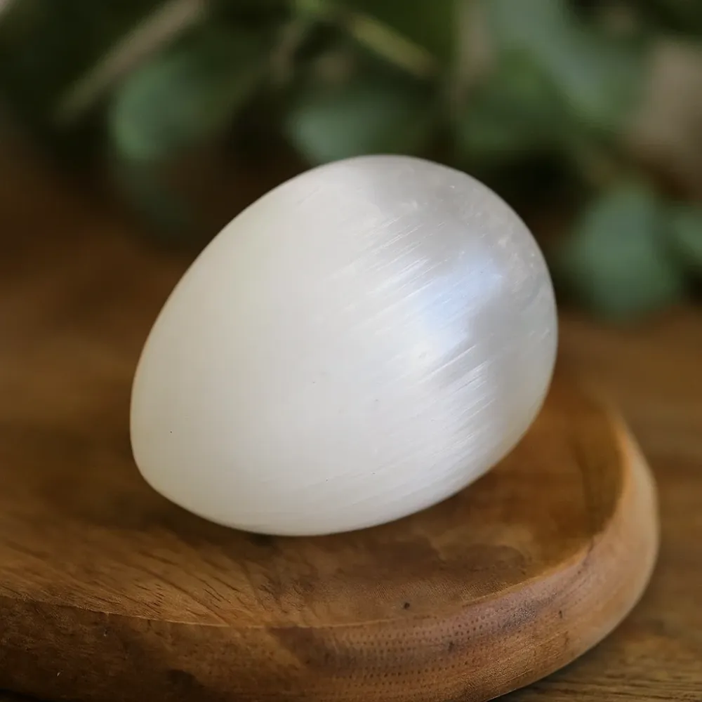 Кристално яйце от селенит 5-6 cm