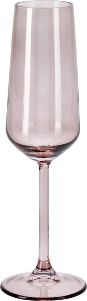 ЧАША ЗА ШАМПАНСКО 195ML 45X226MM РОЗОВО