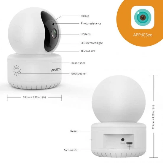 IP КАМЕРА 360 ЗА ВИДЕОНАБЛЮДЕНИЕ