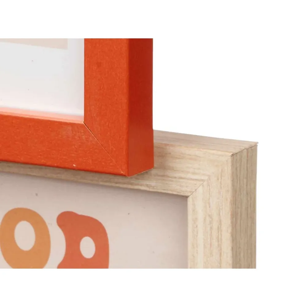 Рамка за снимки 411408B Многоцветен Метал Дървен MDF (6 броя)