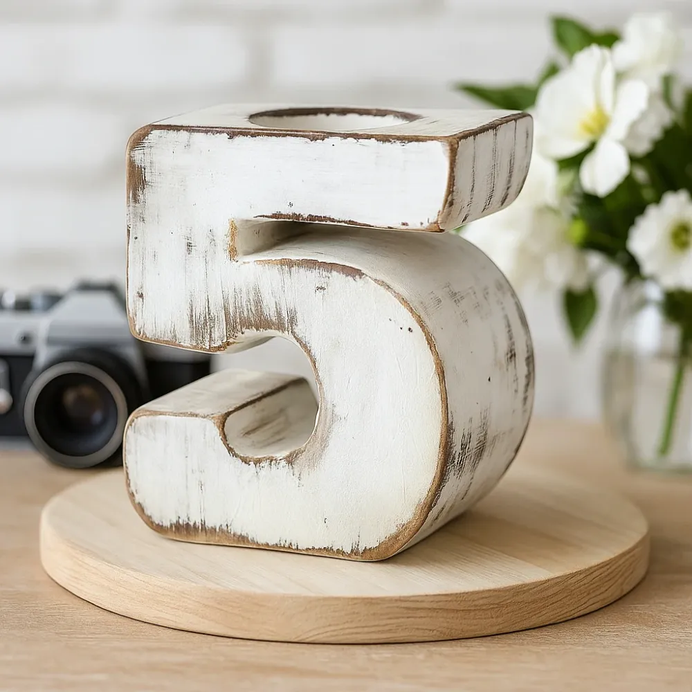 Дървен рожден номер 5